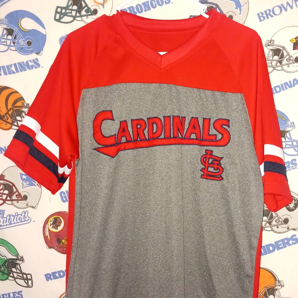 St. Louis Cardinals MLB Baseball V Neck Jersey Shirt